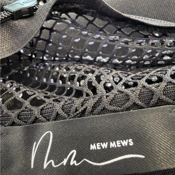 Ruzevich Black Long-Sleeve Crystal Bandage Midi Dress Size M - Picture 15 of 16